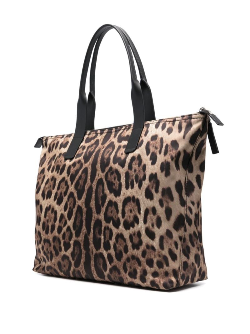 Leopard-print Tote Bag