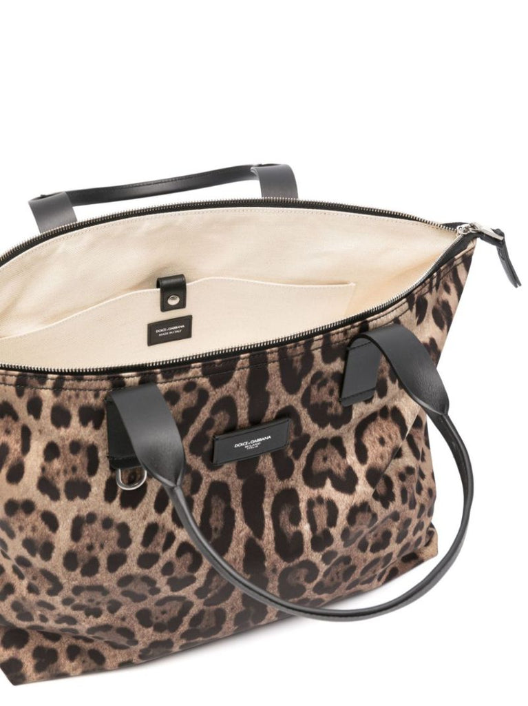 Leopard-print Tote Bag