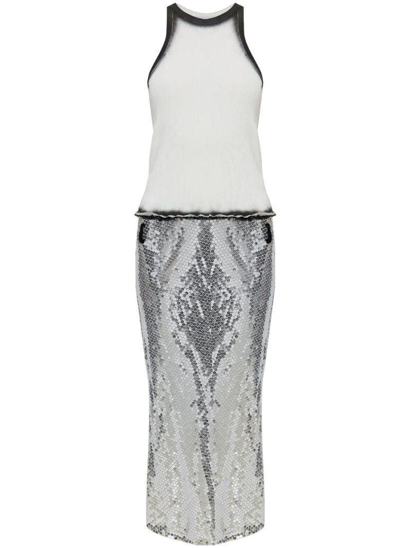 Panelled Midi Dress