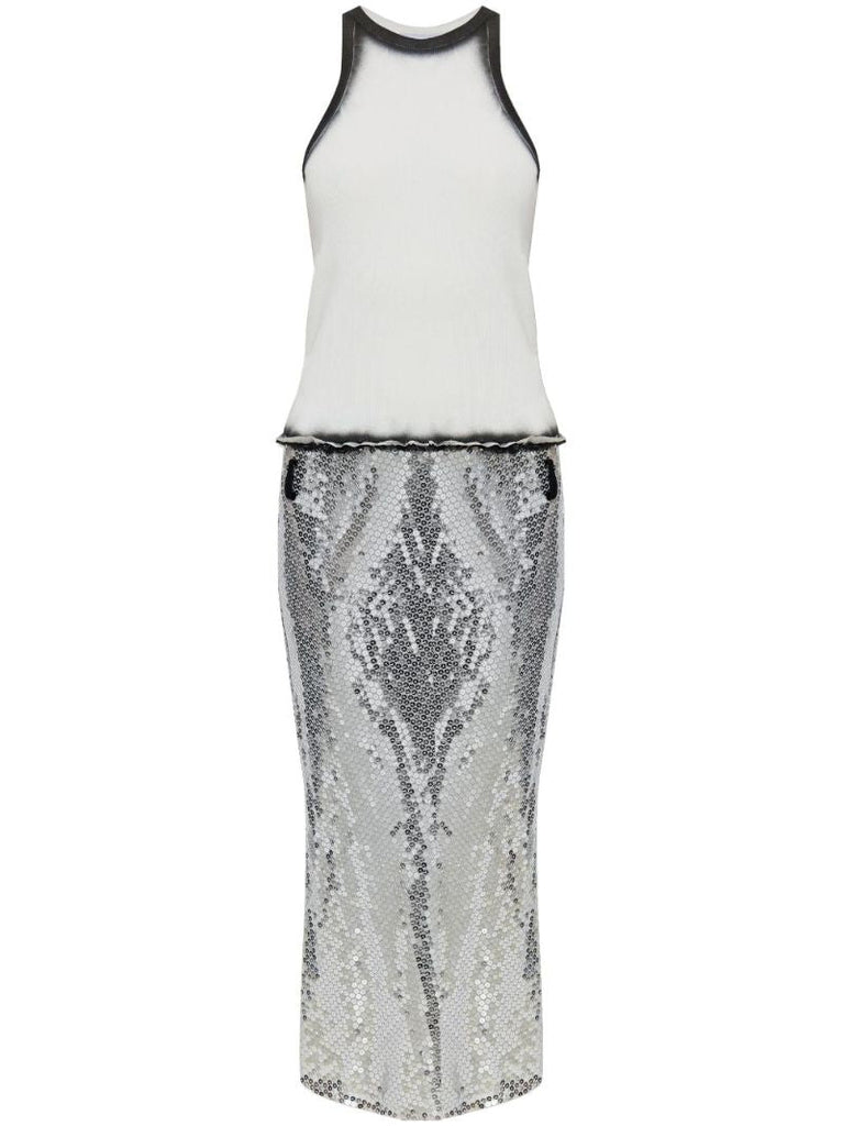Panelled Midi Dress