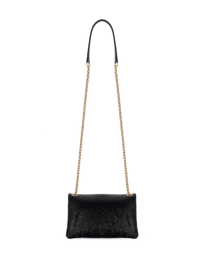 Black Nano Monaco Shoulder Bag