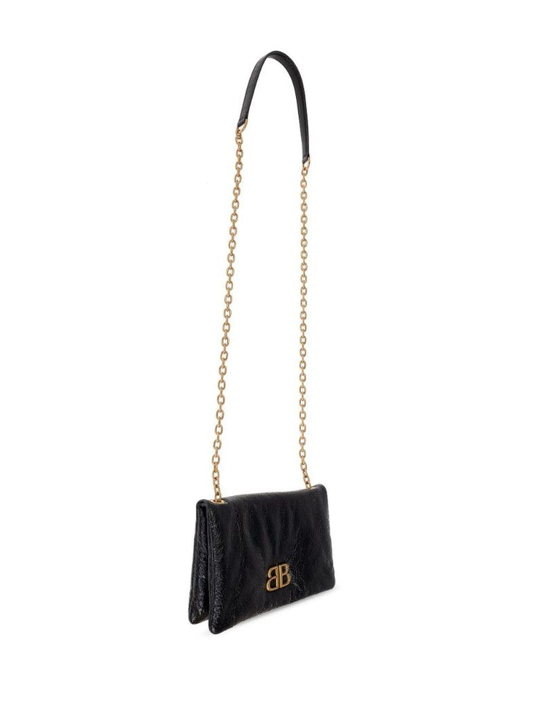 Black Nano Monaco Shoulder Bag