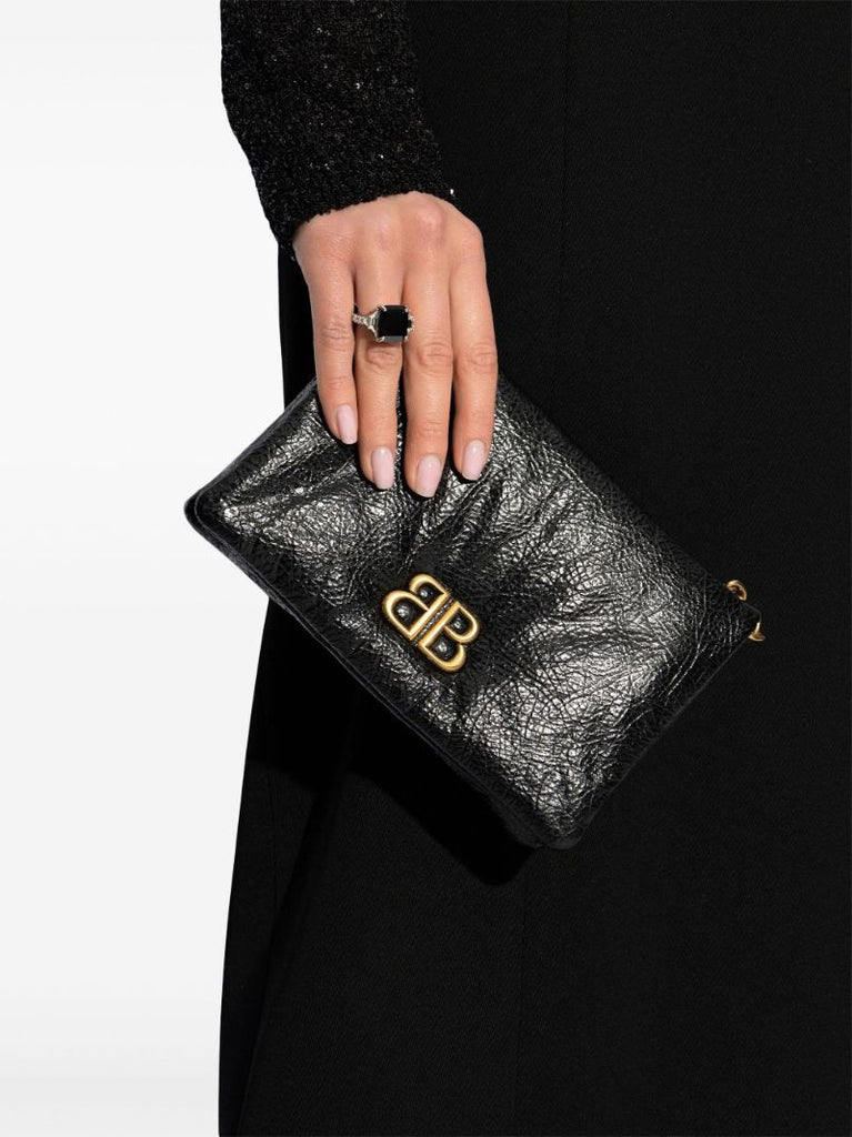 Black Nano Monaco Shoulder Bag