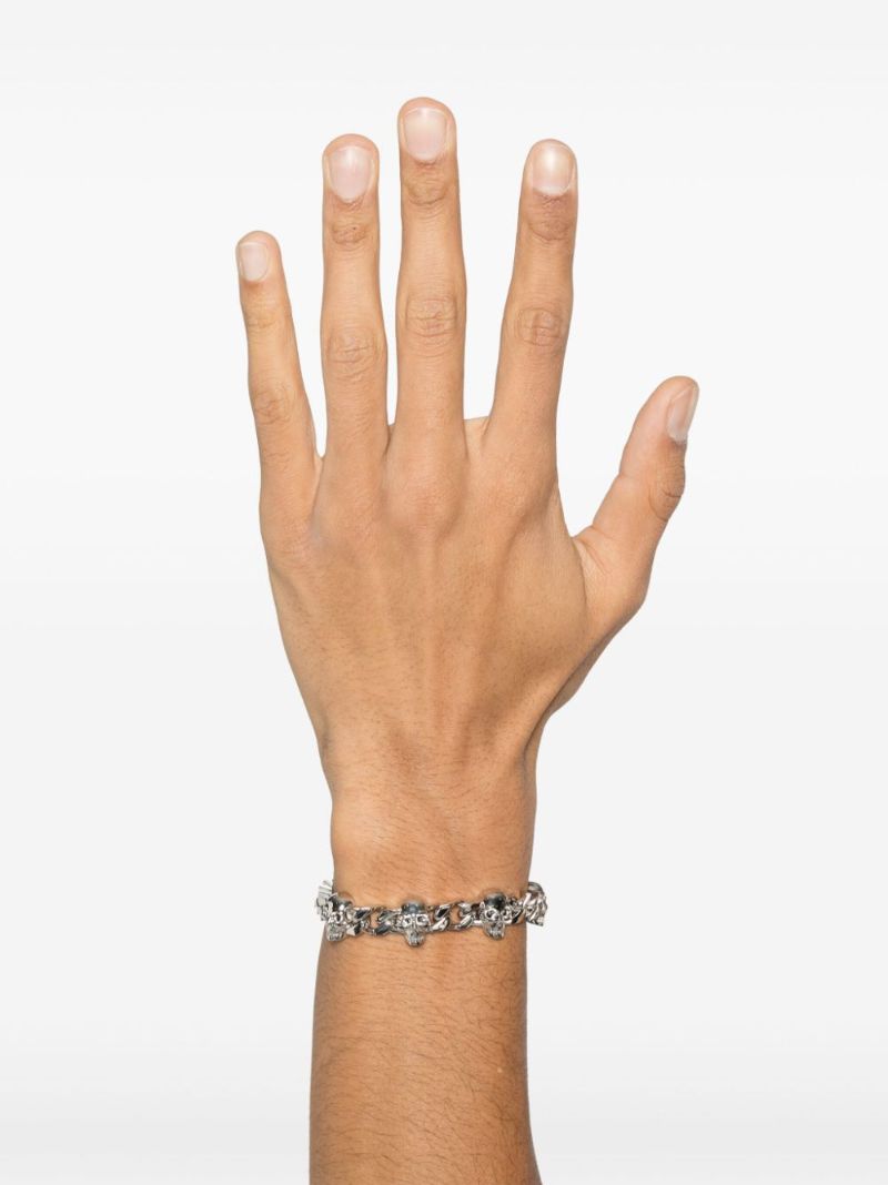 Silver Skull Bracelet