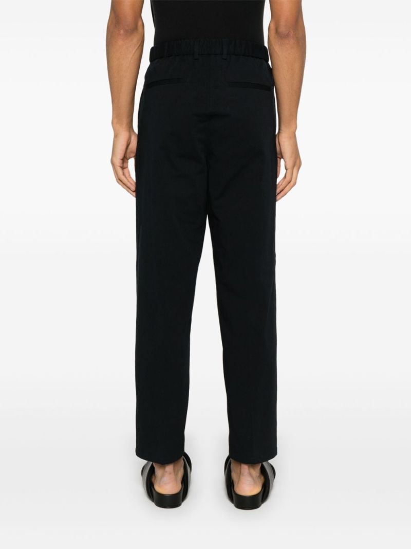 Black Tapered Trousers