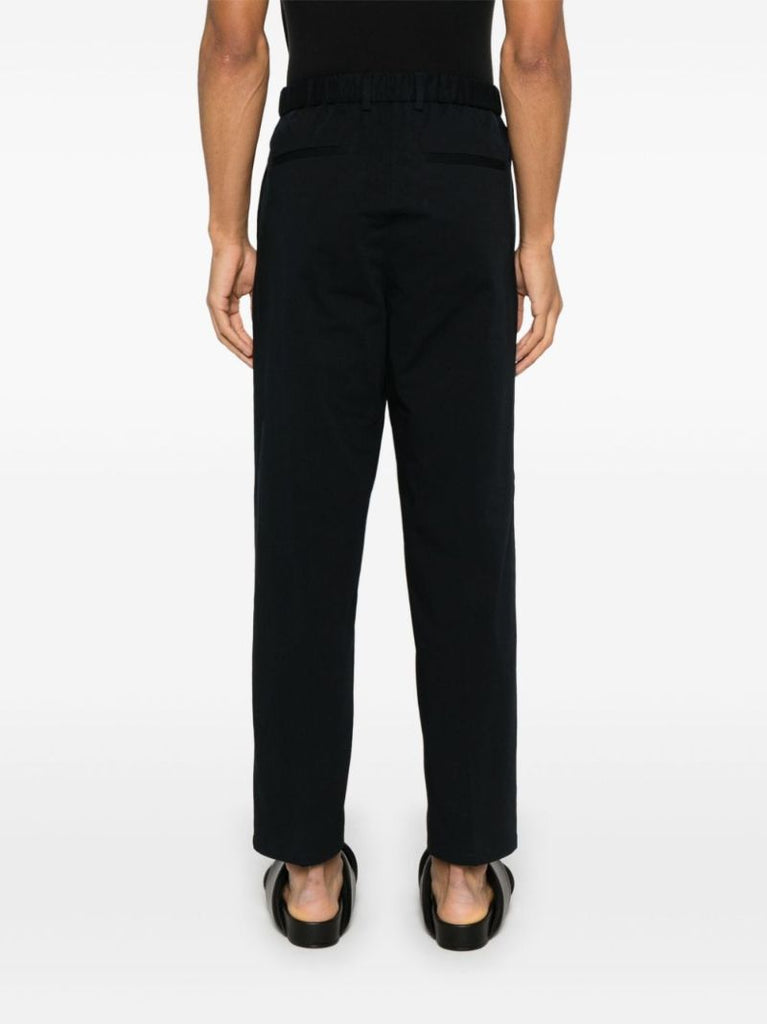 Black Tapered Trousers