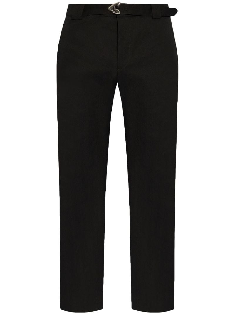 Black Arrow-belt Trousers