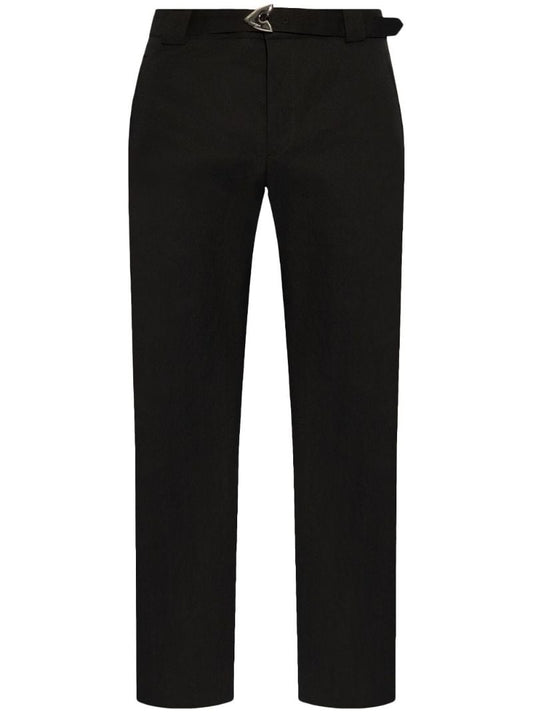 Black Arrow-belt Trousers