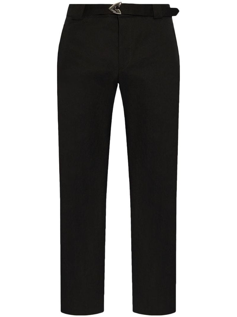 Black Arrow-belt Trousers