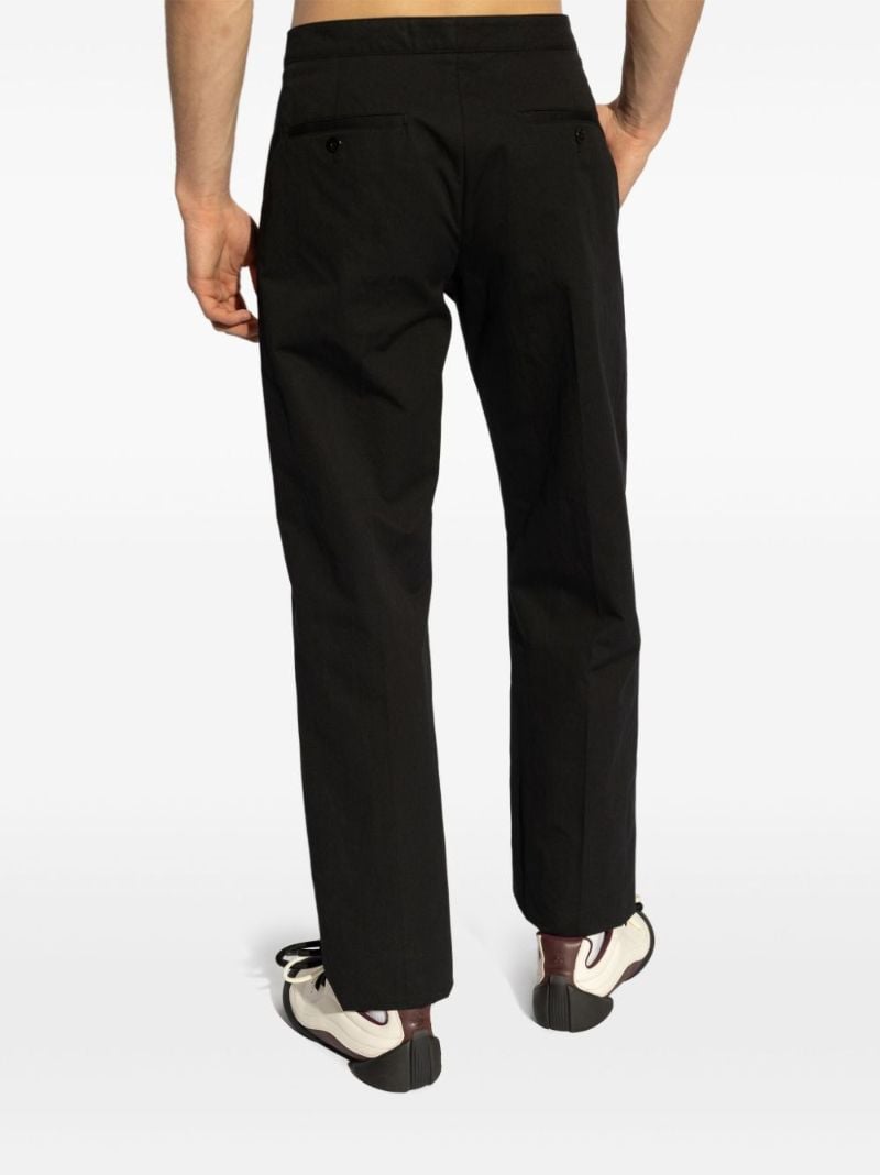 Black Arrow-belt Trousers