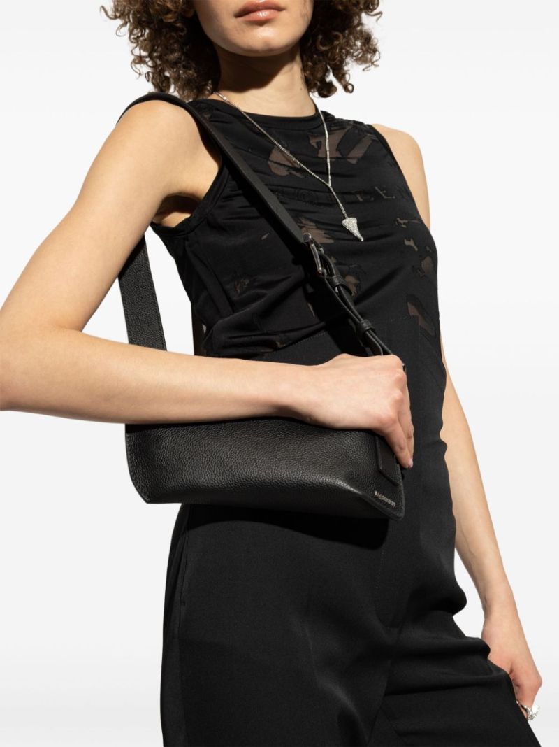 Black T-bar Cross Body Bag