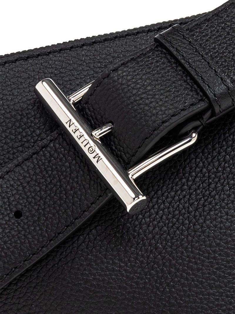 Black T-bar Cross Body Bag
