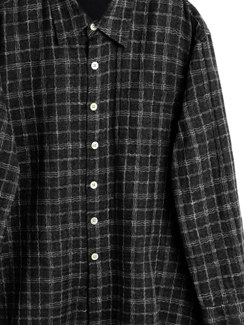 Black Checked Shirt
