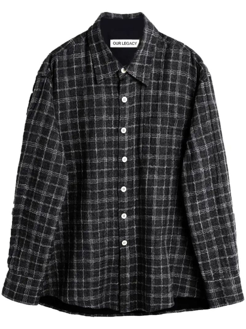 Black Checked Shirt