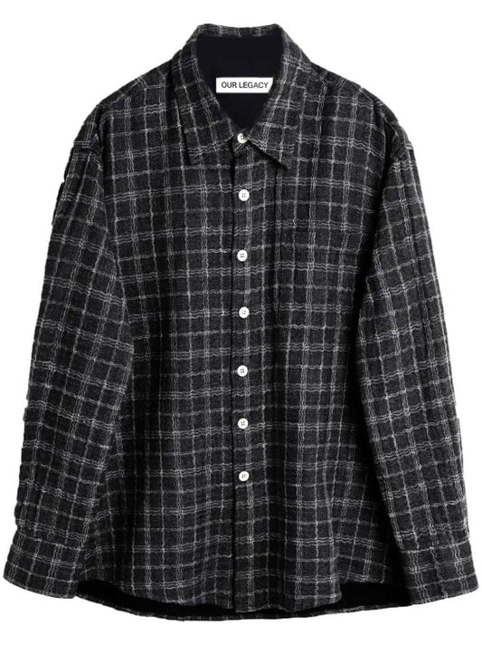 Black Checked Shirt