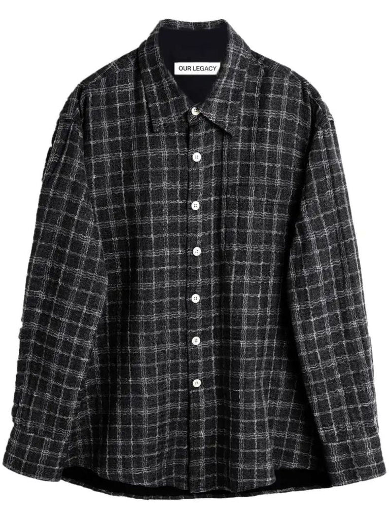 Black Checked Shirt