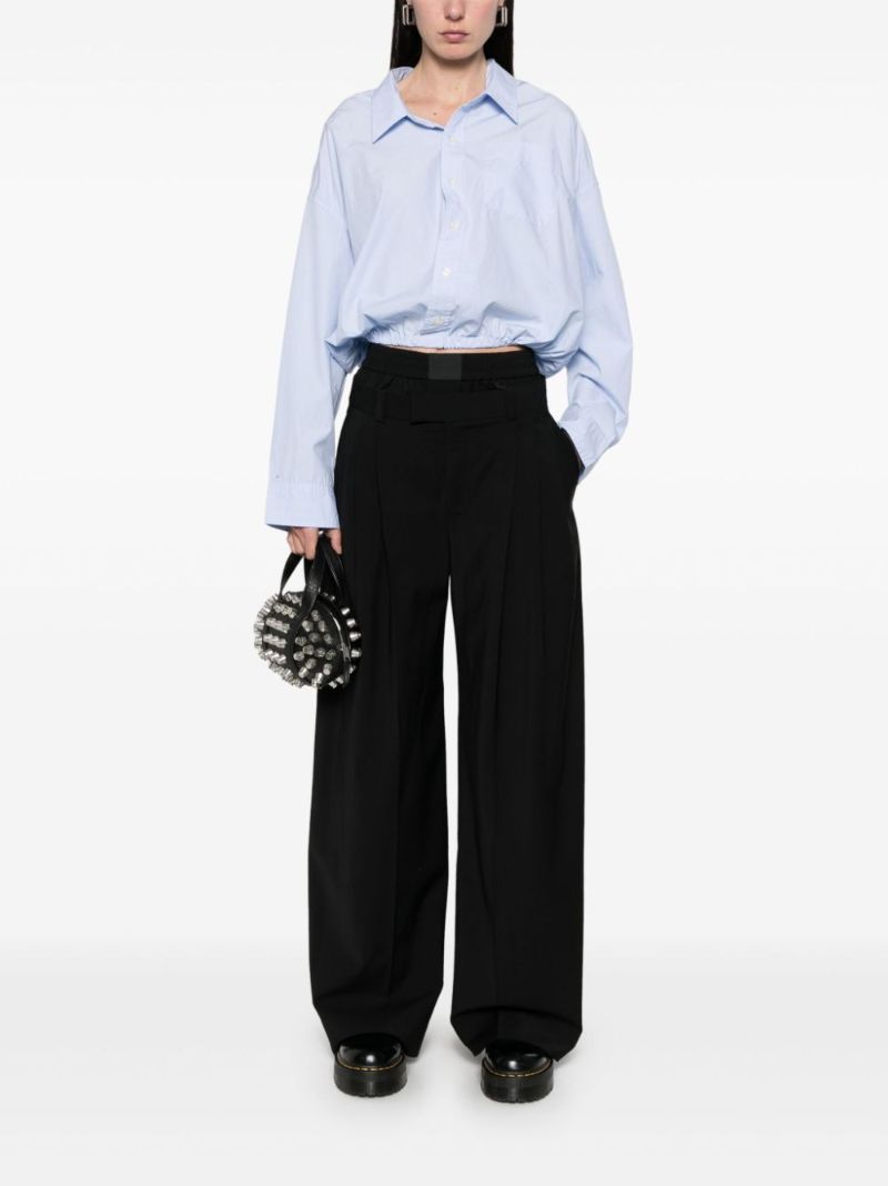 Blue Elasticated Shirt