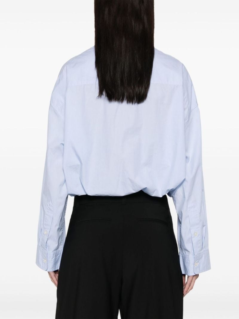 Blue Elasticated Shirt