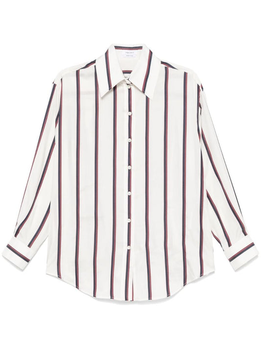 White Striped Shirt