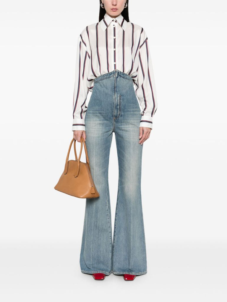 White Striped Shirt