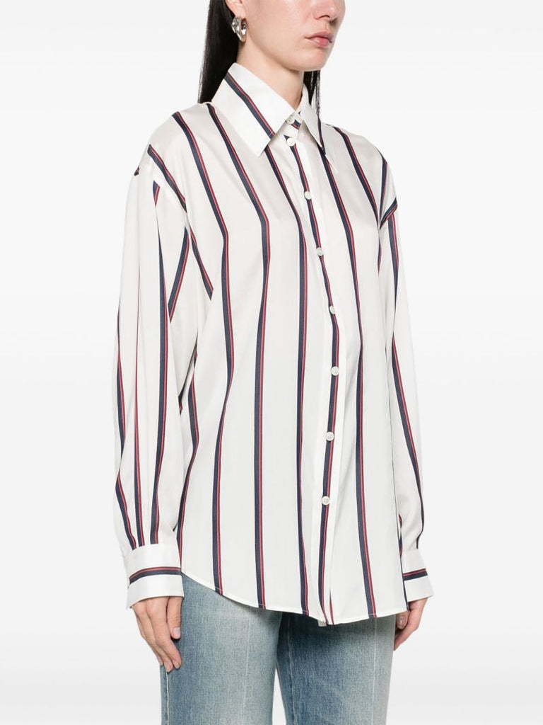 White Striped Shirt