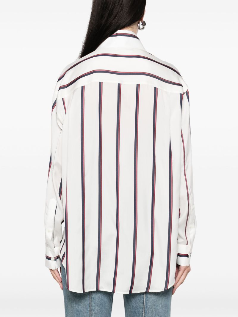 White Striped Shirt