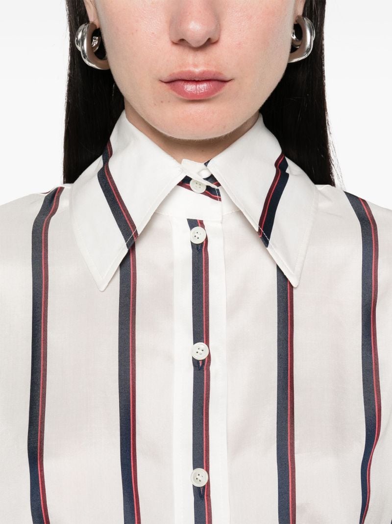 White Striped Shirt
