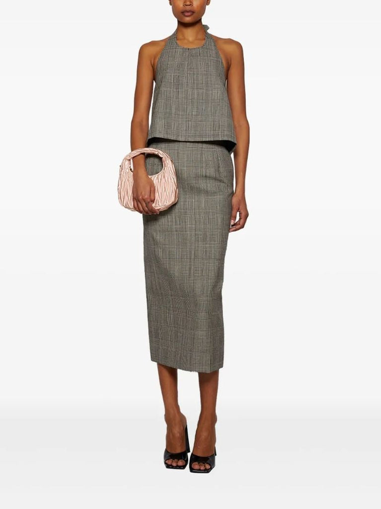 Grey Countour Skirt