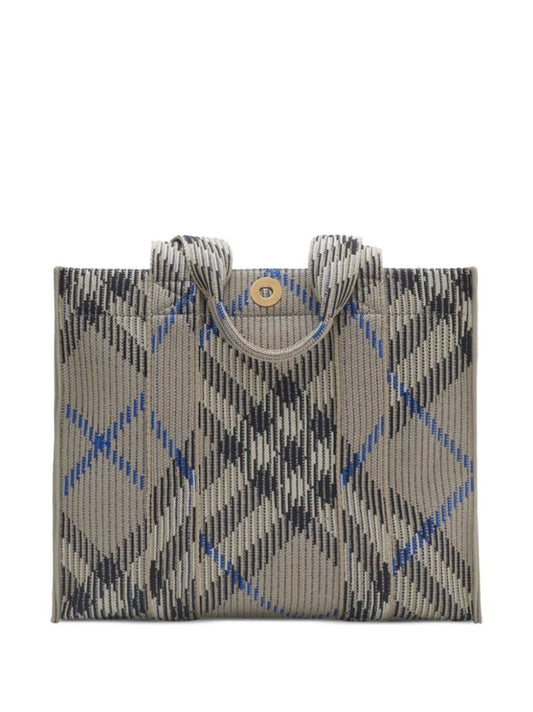 Small Check Tote Bag