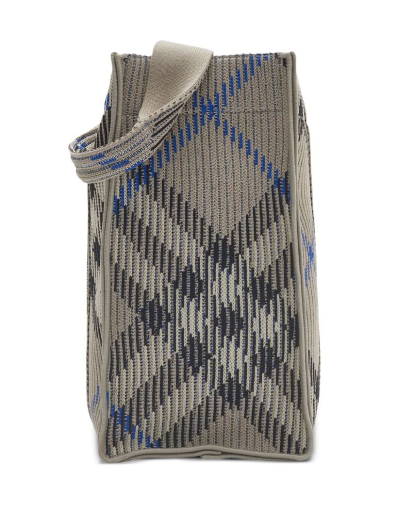 Small Check Tote Bag