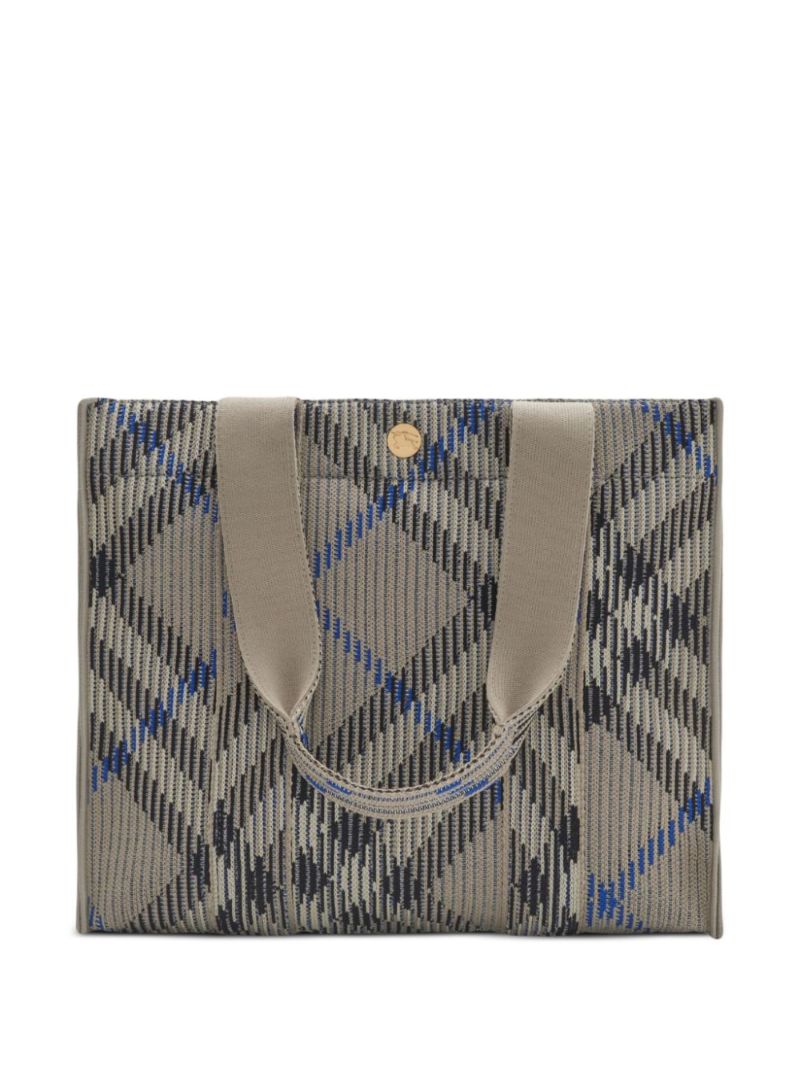 Small Check Tote Bag