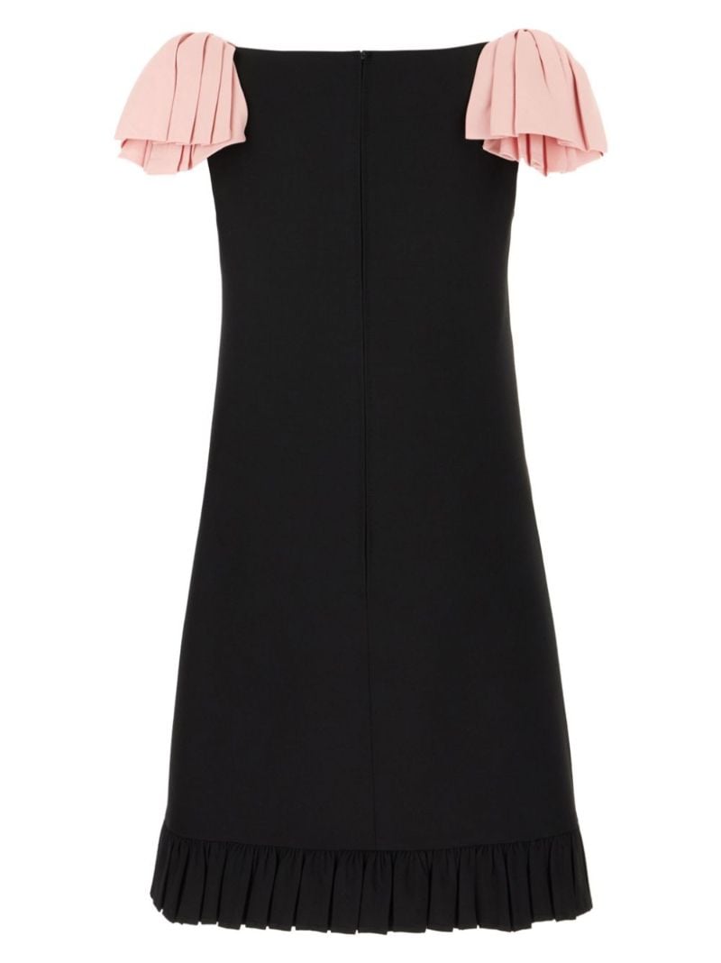 Black Crepe Couture Dress