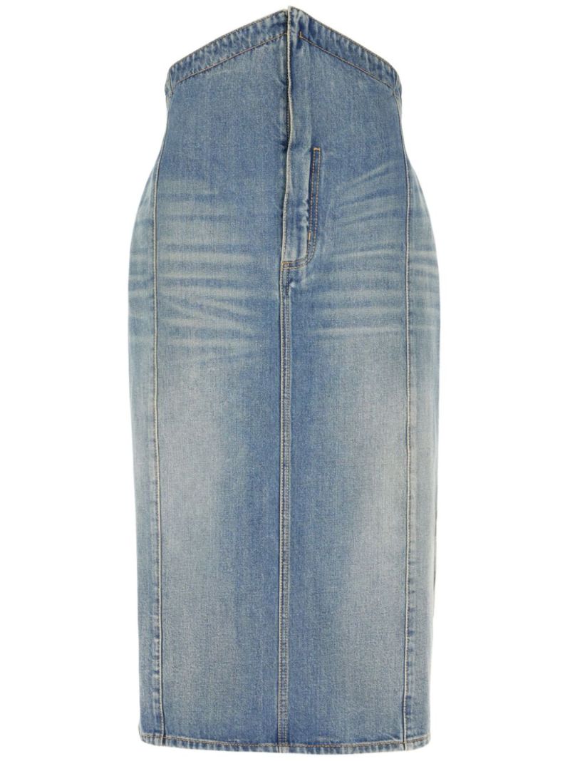 Denim Midi Skirt