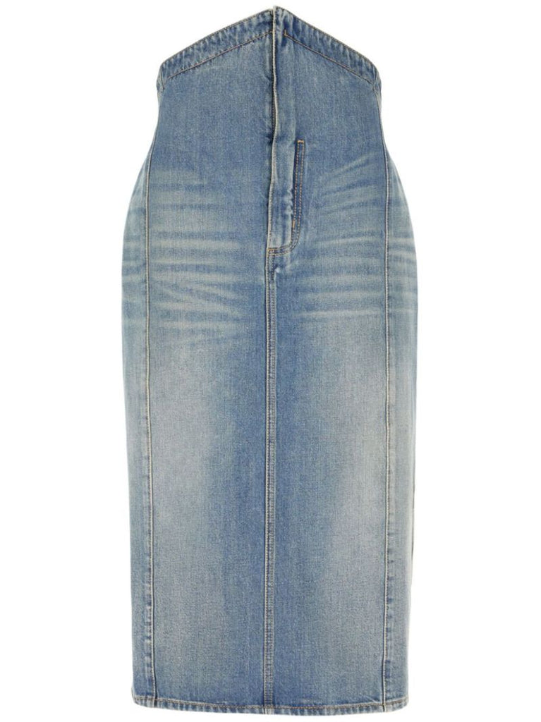 Denim Midi Skirt