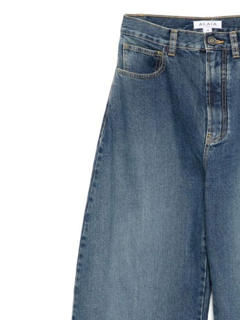 Barrel-leg Jeans