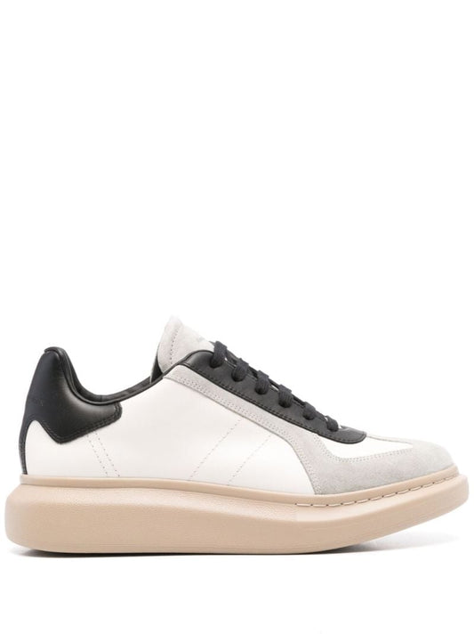 White Oversized Retro Sneakers