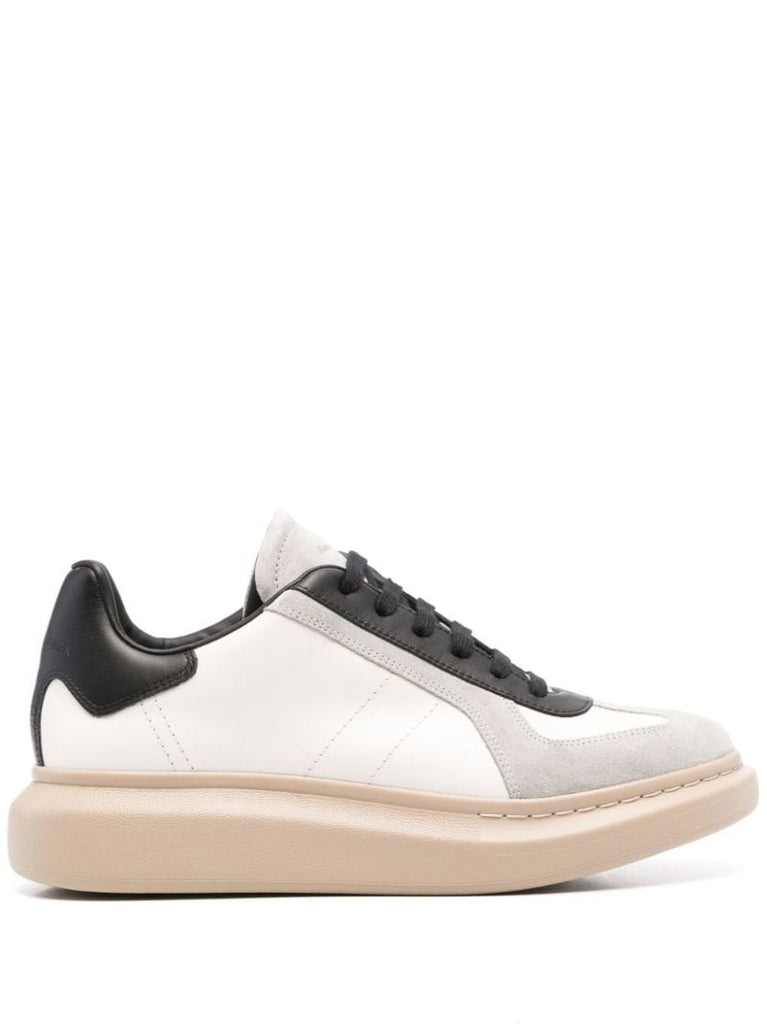 White Oversized Retro Sneakers