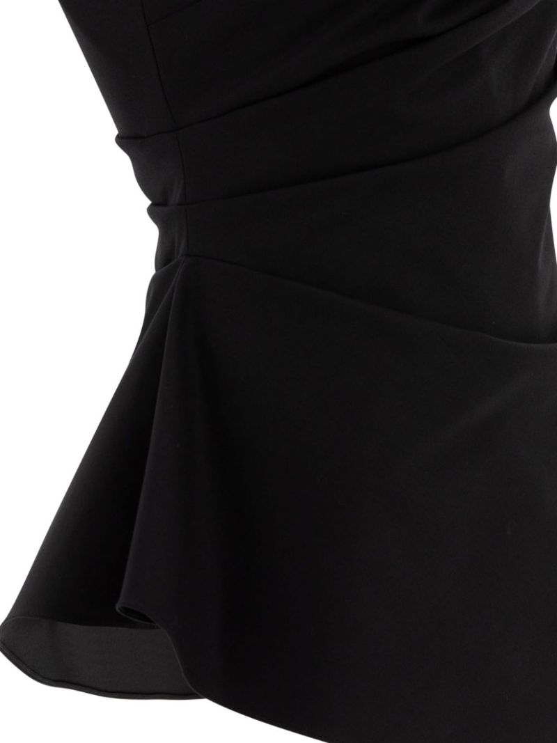 Draped Asymmetric Blouse