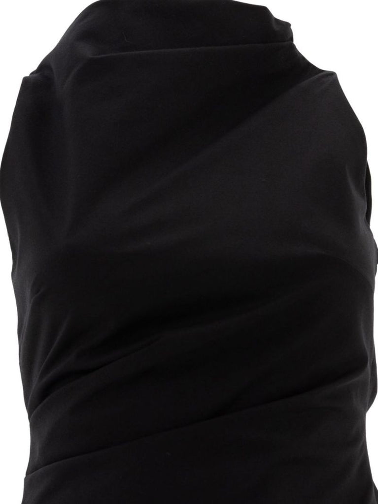 Draped Asymmetric Blouse