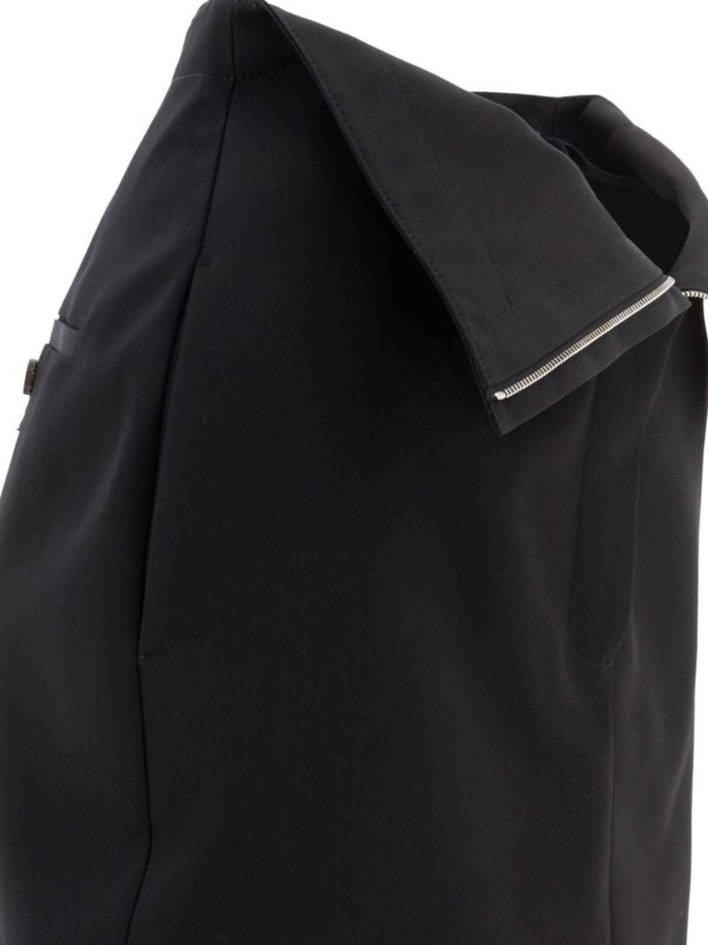 Folded-edge Midi Skirt
