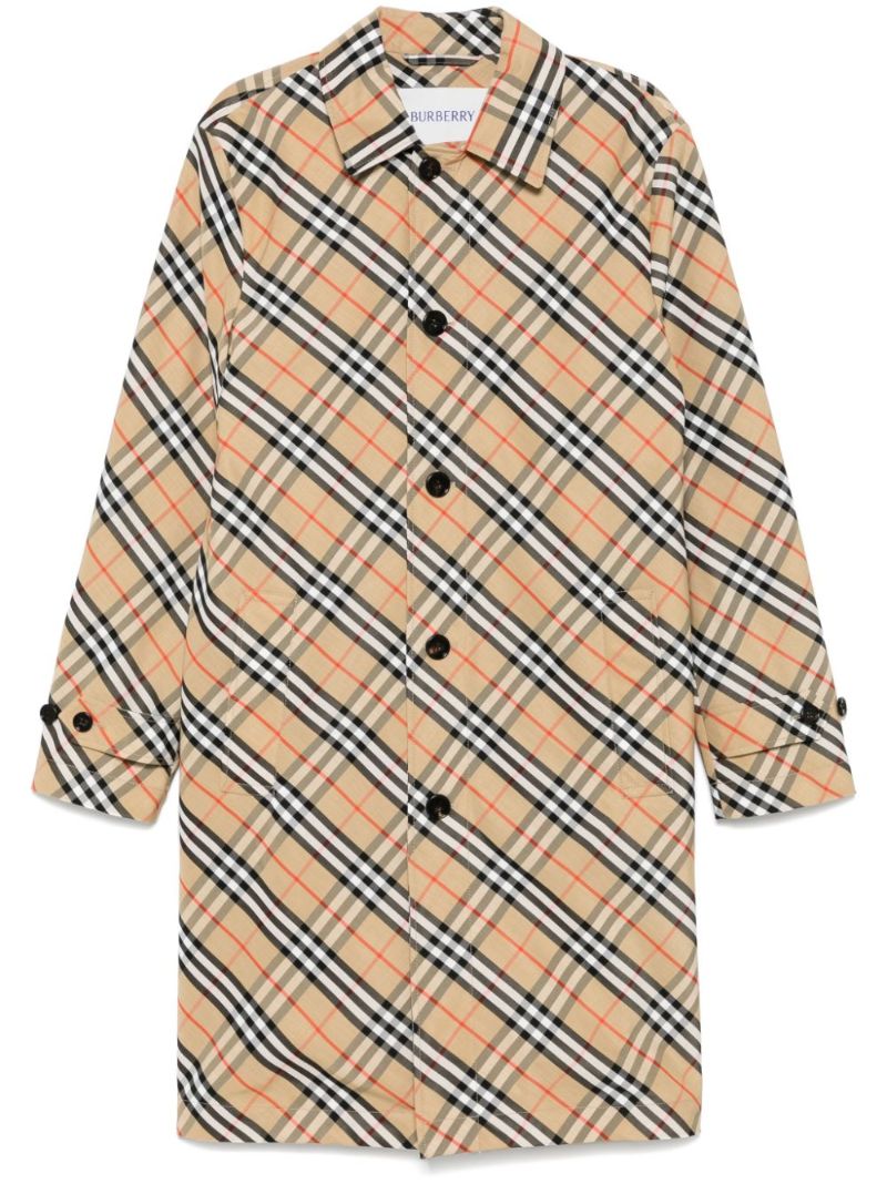 Vintage Check Coat