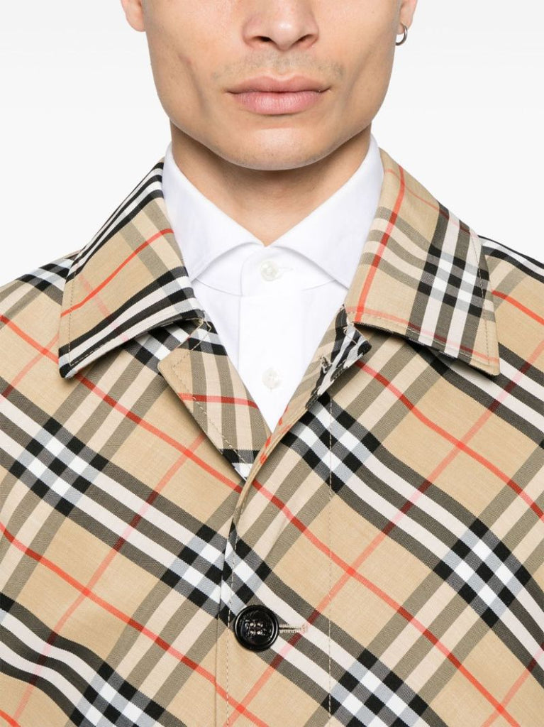 Vintage Check Coat