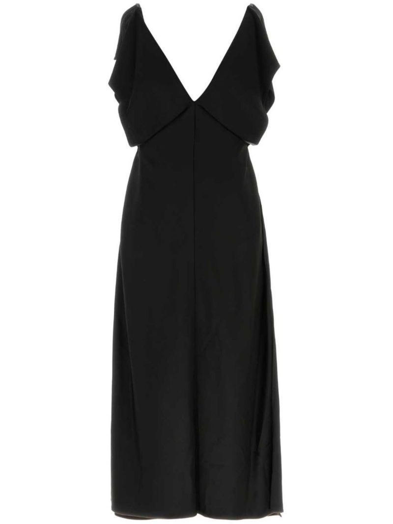 Black Ruffled Dress