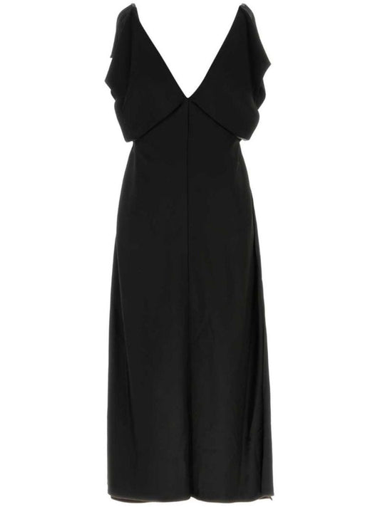 Black Ruffled Dress
