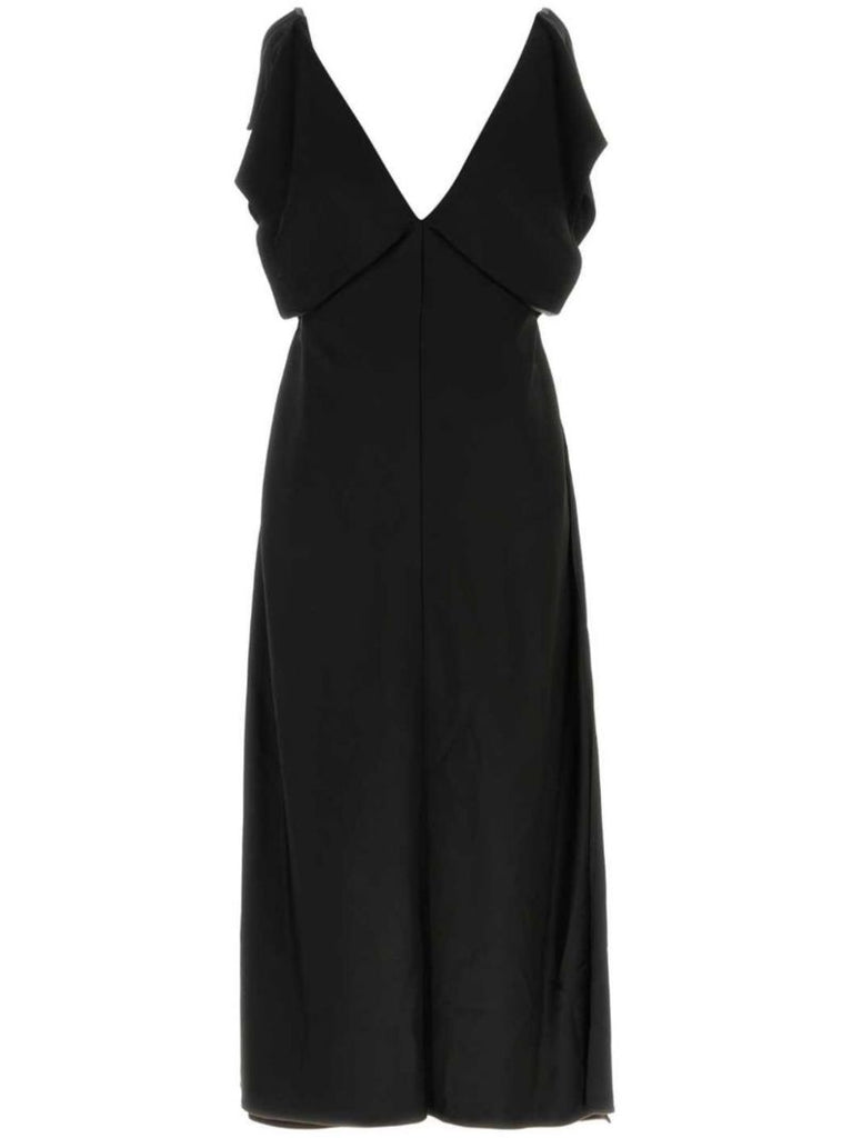 Black Ruffled Dress