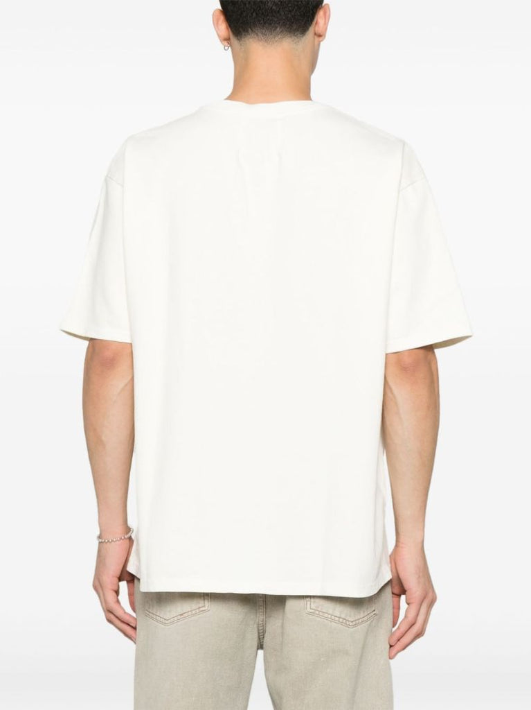 White Logo-print T-shirt
