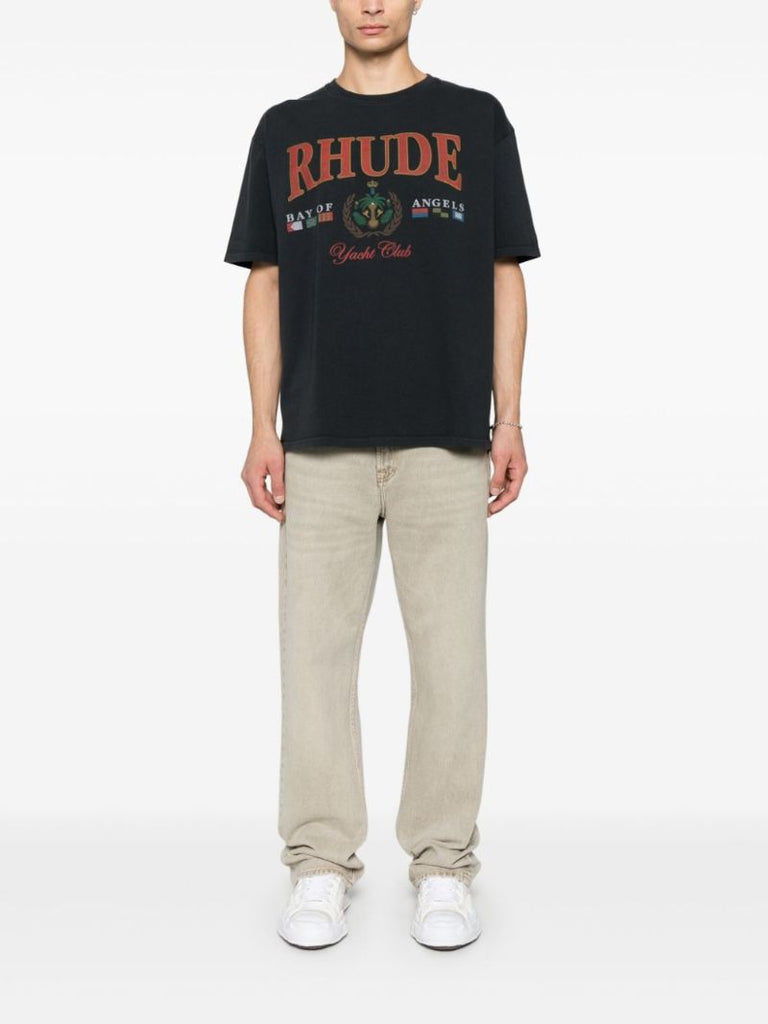 Black Logo-print T-shirt