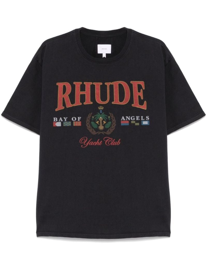 Black Logo-print T-shirt