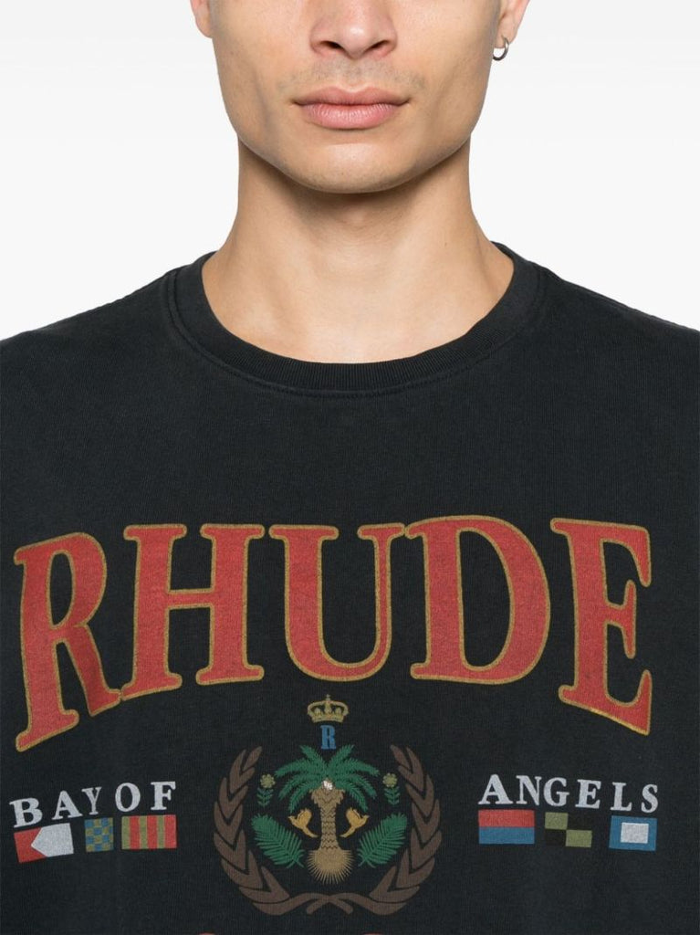 Black Logo-print T-shirt