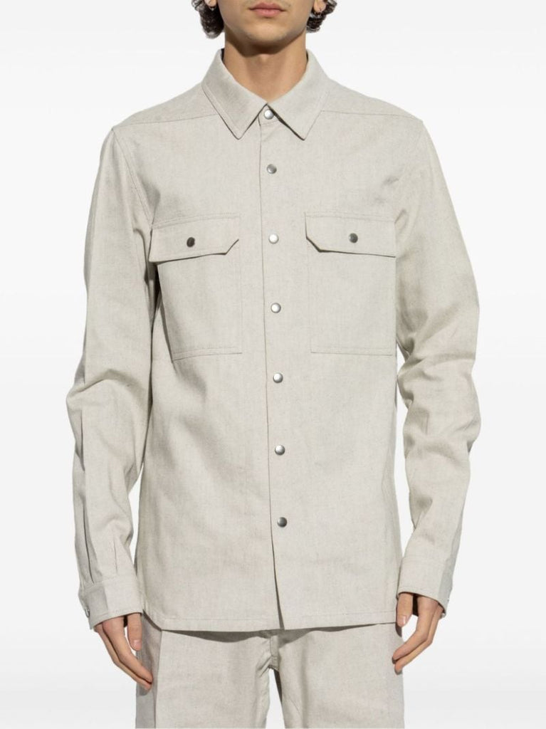 Flap-pocket Shirt Jacket